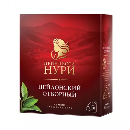 Чай Принцесса Нури 100 пакетиков купить, цены на Мегамаркет