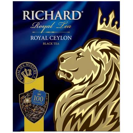 Чай Richard Royal Ceylon черный 100 пакетиков