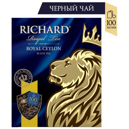 Чай Richard Royal Ceylon черный 100 пакетиков