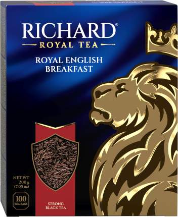 Чай Richard Royal English Вreakfast черный 100 пакетиков