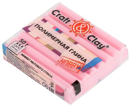 Набор полимерной глины Craft&Clay эффект матового стекла 50 г нежно-розовый CCH-1402