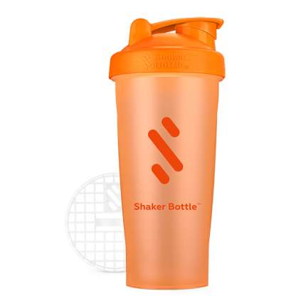 Шейкер ShakerBottle С01, 600 мл, цвет: оранжевый