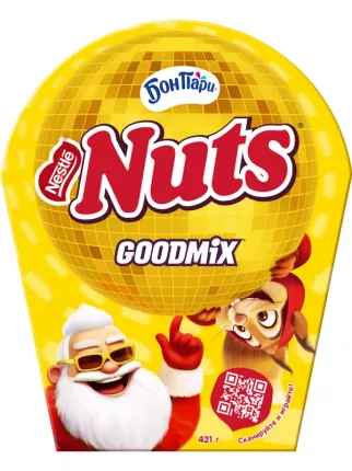 Сладкий подарочный набор Nuts Новогодний диско-шар 414,9 г