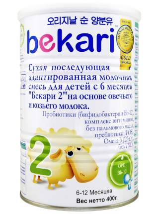 Смесь для детей BEKARI 2 с 6 мес. овечье и козье молоко 400g