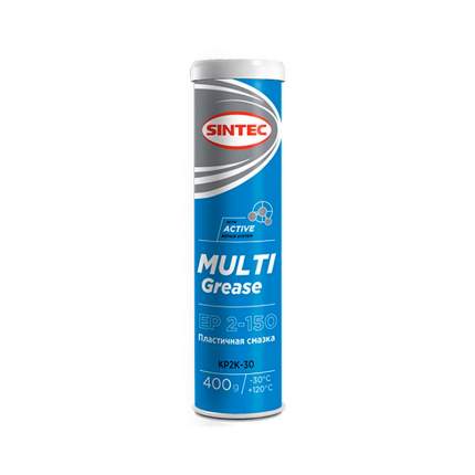 Смазка литиевая Sintec Multi Grease EP 2-150 400 гр синяя /картридж/ (80511)