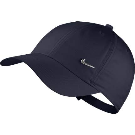 Бейсболка детская унисекс Nike Cap Metal Swoosh AV8055-451 синяя one size