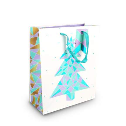 Сумка подарочная бумажная Арт и Дизайн Premium Новый год 26*30 см
