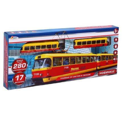 Железная дорога "Трамвай длина" - это замечательный набор для детей, который позволит им окунуться в мир  ...