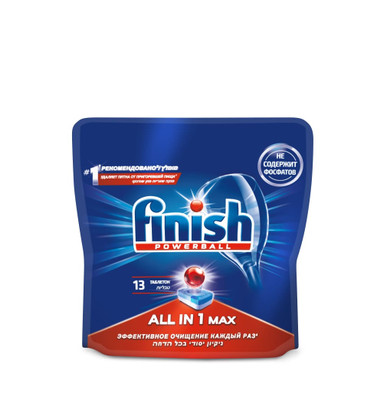 Таблетки для посудомоечной машины finish All in 1 max - купить таблетки ...