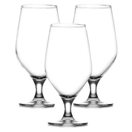 Набор пивных бокалов на ножке «Премиум» - идеальный выбор для истинных ценителей янтарного напитка. Выполненные из  ...