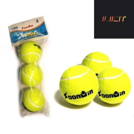 Теннисные мячи (3шт) изготовлены из упругой резины с добавлением натурального каучука, обклеенного плотным ворсистым сукном из  ...