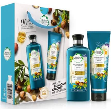 Набор подарочный Herbal Essences Марокканское масло шампунь, бальзам-ополаскиватель