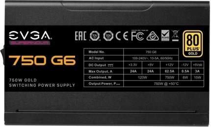 Блок питания EVGA 220-G6-0750-X2 750W (220-G6-0750-X2)