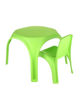 Детский стол и стул KETT-UP ОСЬМИНОЖКА пластиковый зеленый KU267