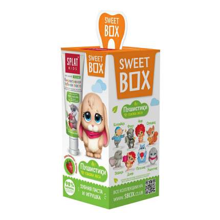 Набор дорожный SweetBox игрушка с пастой KIDS вишня+земляника 20мл