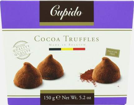 Из Бельгии: Конфеты Cupido Truffles Extra, трюфели, посыпанные какао, 150 г