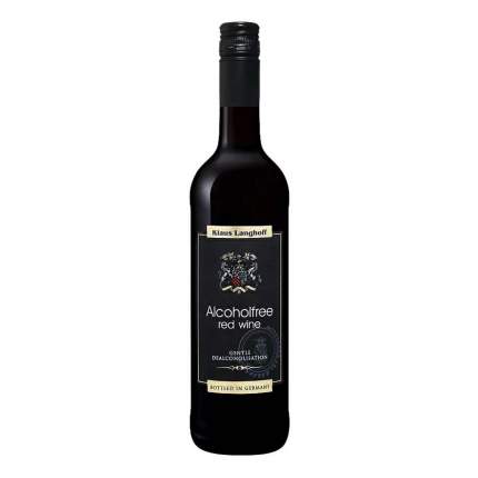 Вино безалкогольное Klaus Langhoff красное  0,75 л