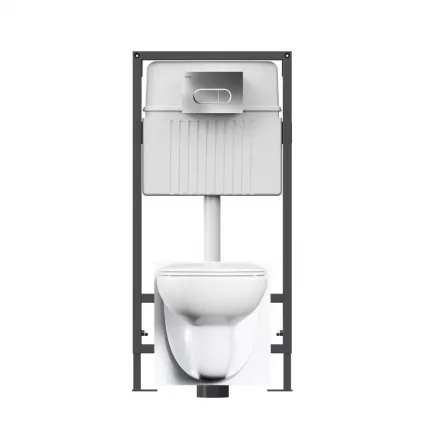 Комплект унитаз с инсталляцией Damixa Willow DX15.IS30251.1700 белый