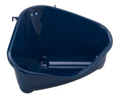Туалет для мелких грызунов угловой MODERNA R300-021, синий