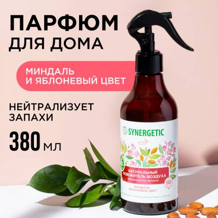 Освежитель воздуха Synergetic Миндаль и яблоневый цвет, 380 мл