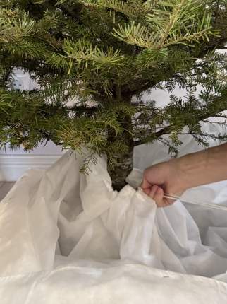 Мешок для утилизации живой ёлки Йолка 1,5м.х2,1м. с завязками.