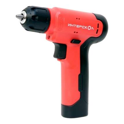 Дрель-шуруповерт Интерскол аккумуляторная ДА-72ЭР 20