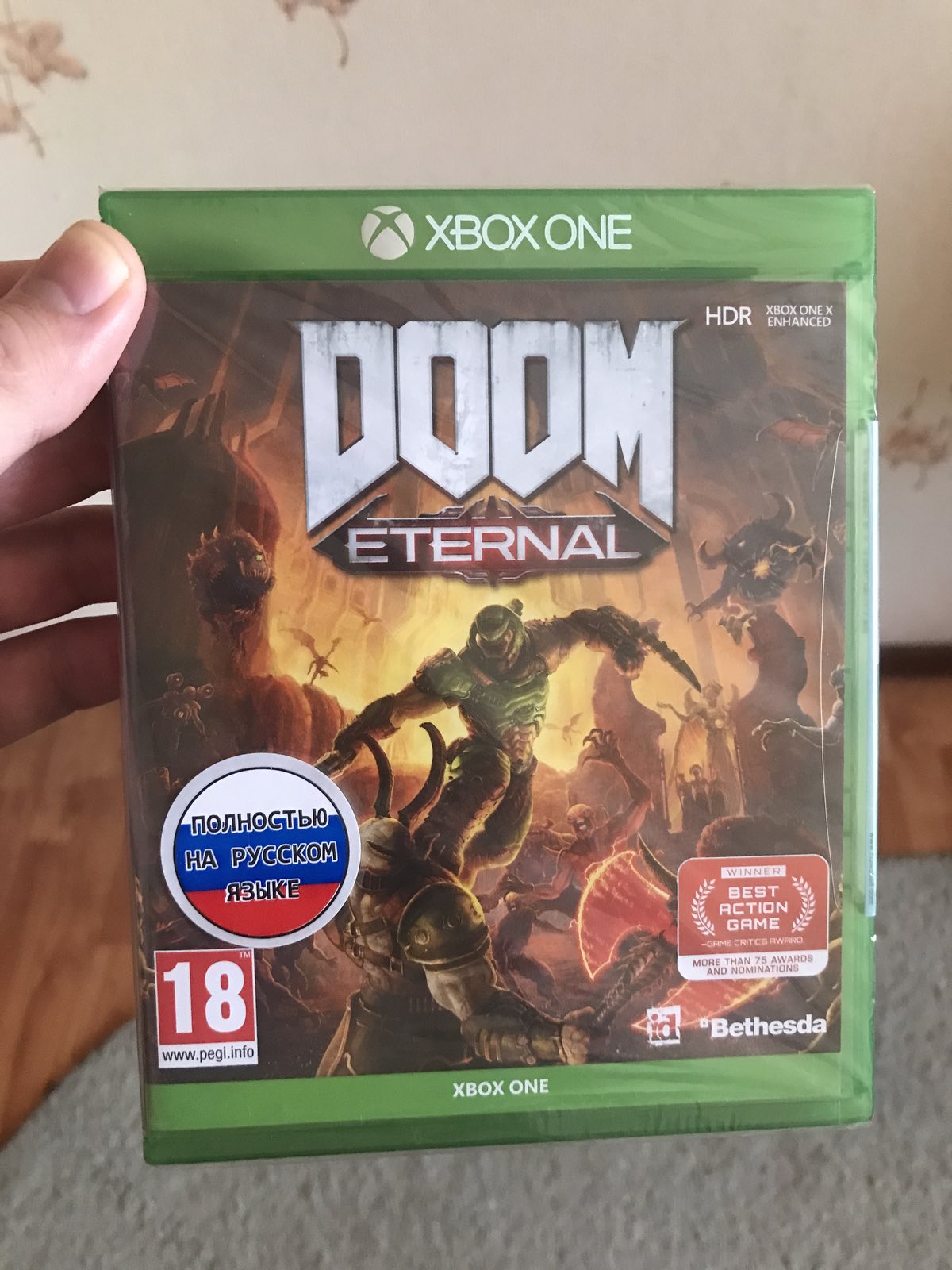 Игра DOOM Eternal для Xbox One - отзывы покупателей на Мегамаркет |  100024846574