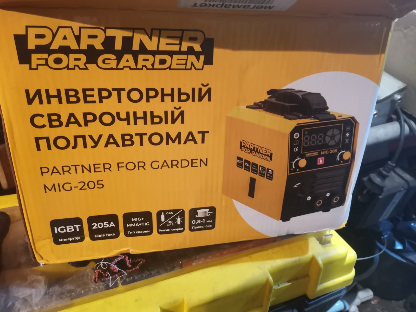 Сварочный полуавтомат инвертор Partner for Garden MIG-200 SYNERGIC  (MIG/MAG/ММA/TIG/FLUX) - отзывы покупателей на Мегамаркет