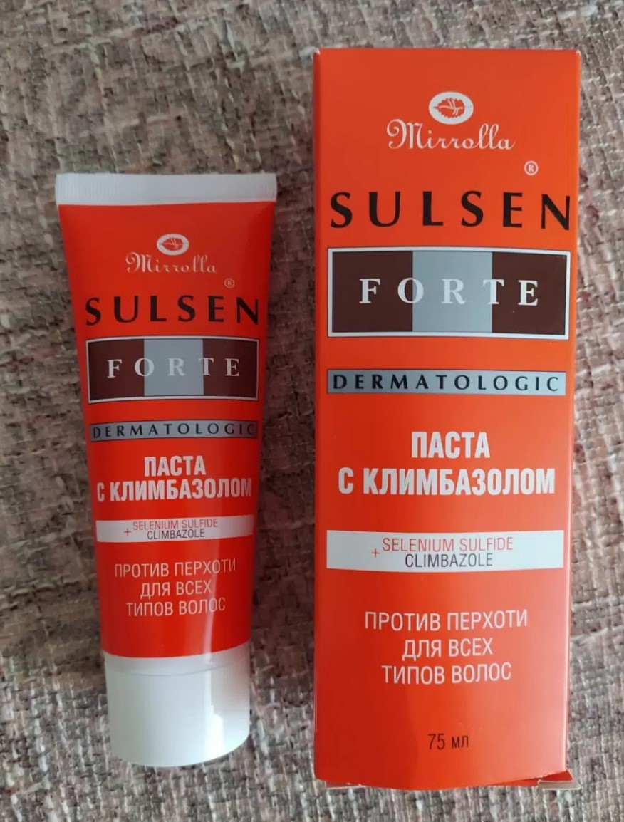 Сульсена шампунь от перхоти. Sulsen forte паста. Sulsen forte шампунь. Сульсена с климбазолом. Мирролла сульсен паста.