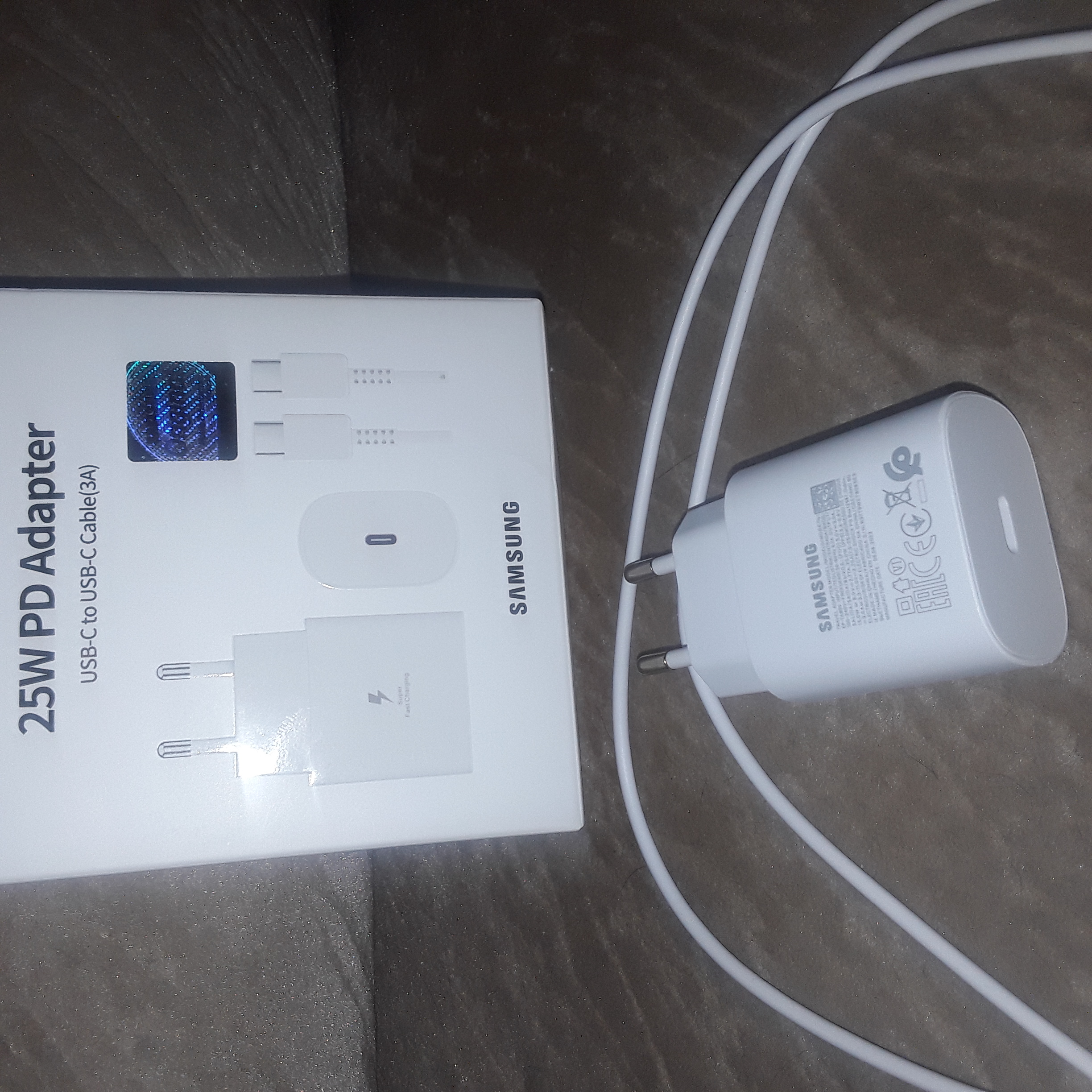 Сетевое зарядное устройство Samsung Super Fast Charger USB Type-C 25W +  Cable Type-C 3A - отзывы покупателей на маркетплейсе Мегамаркет | Артикул:  100044877155