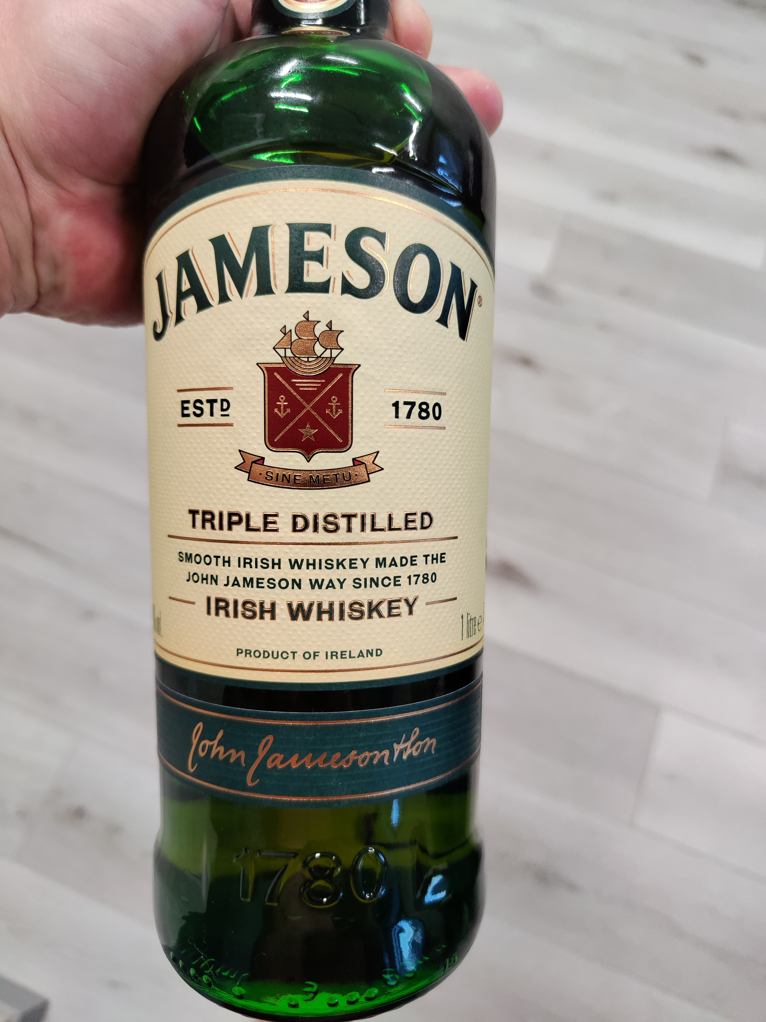 Виски Jameson 1 л - отзывы покупателей на маркетплейсе Мегамаркет |  Артикул: 100028139381