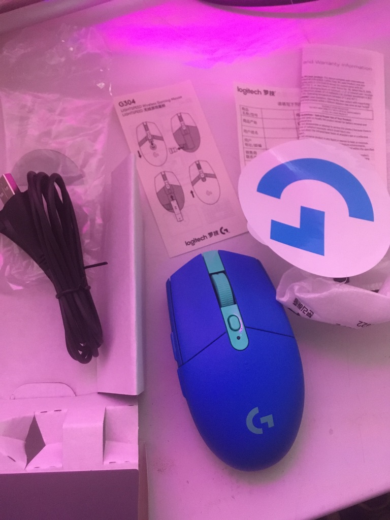 Беспроводная игровая мышь Logitech G G304 синий (910-006018) - отзывы  покупателей на маркетплейсе Мегамаркет | Артикул: 600010889397