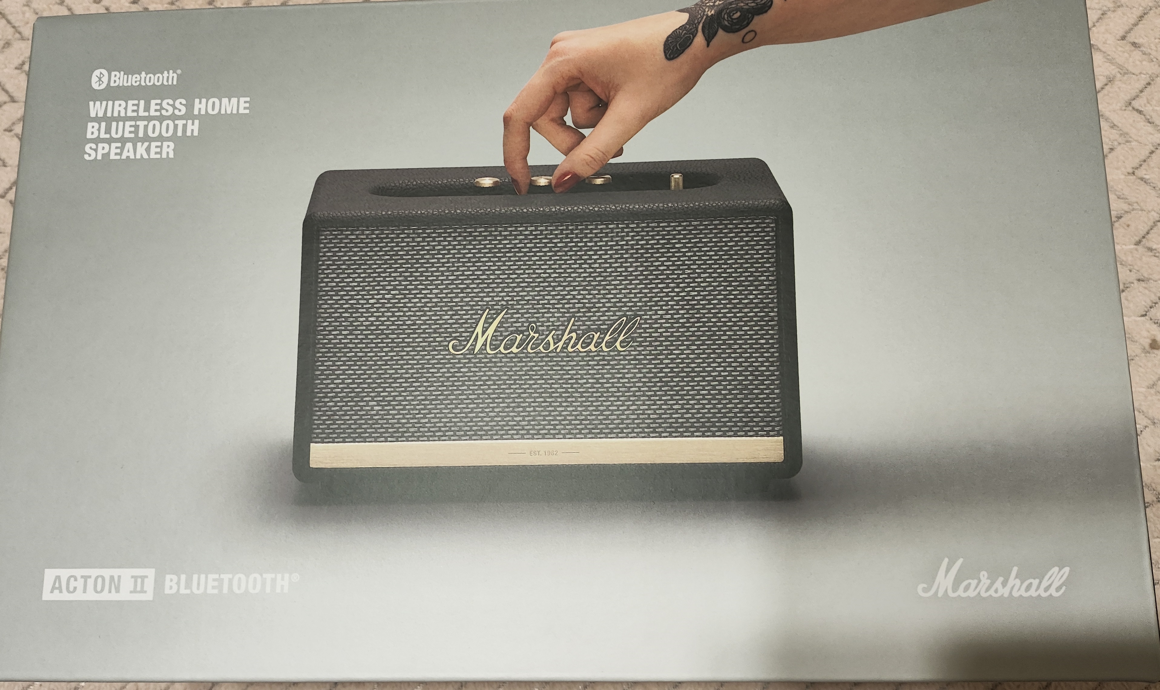 Marshall acton ii bluetooth hot sale black