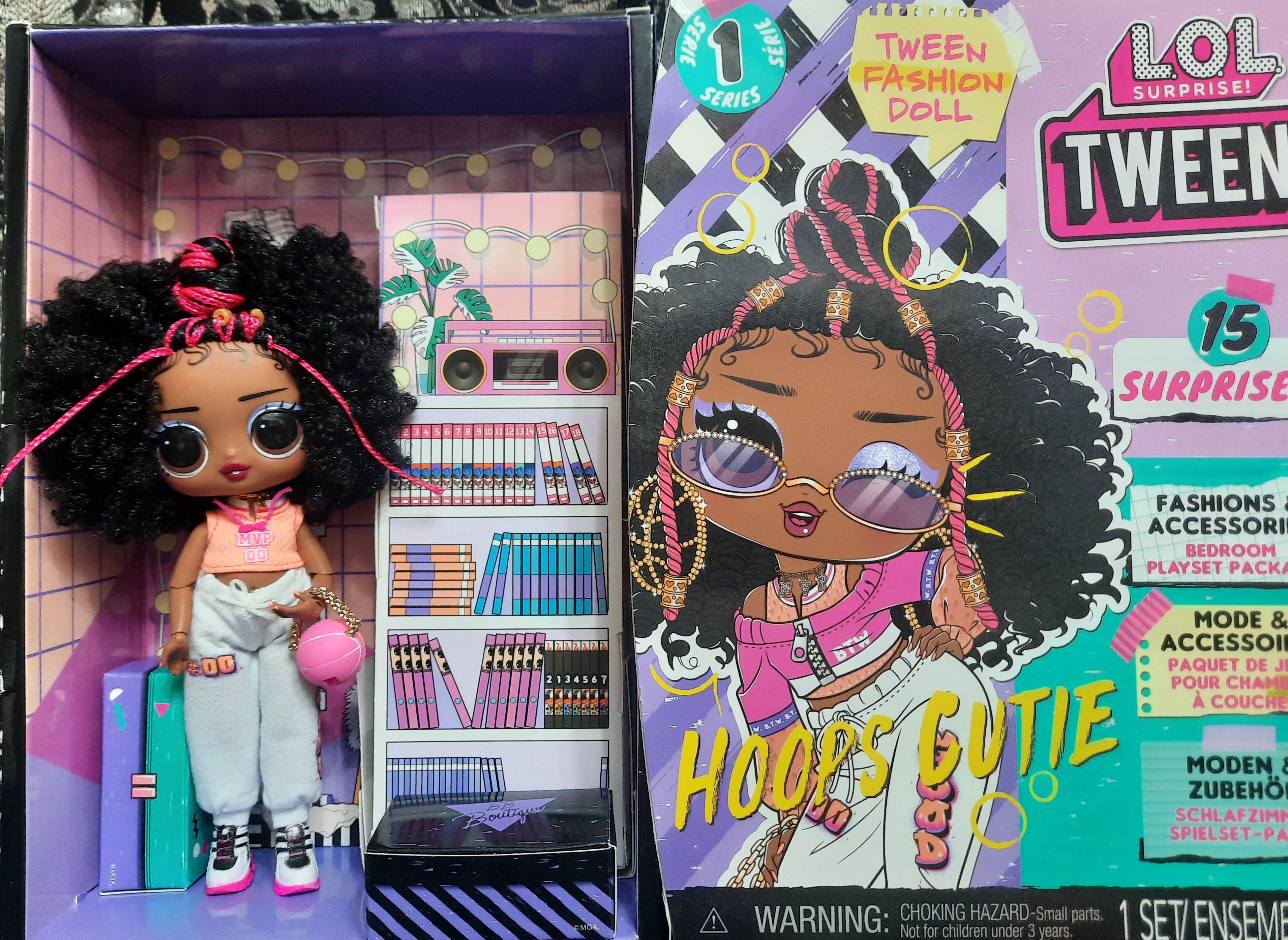 L.O.L. Surprise! B.T.W. Doll, Tween Fashion, Hoops Cutie, Series 1