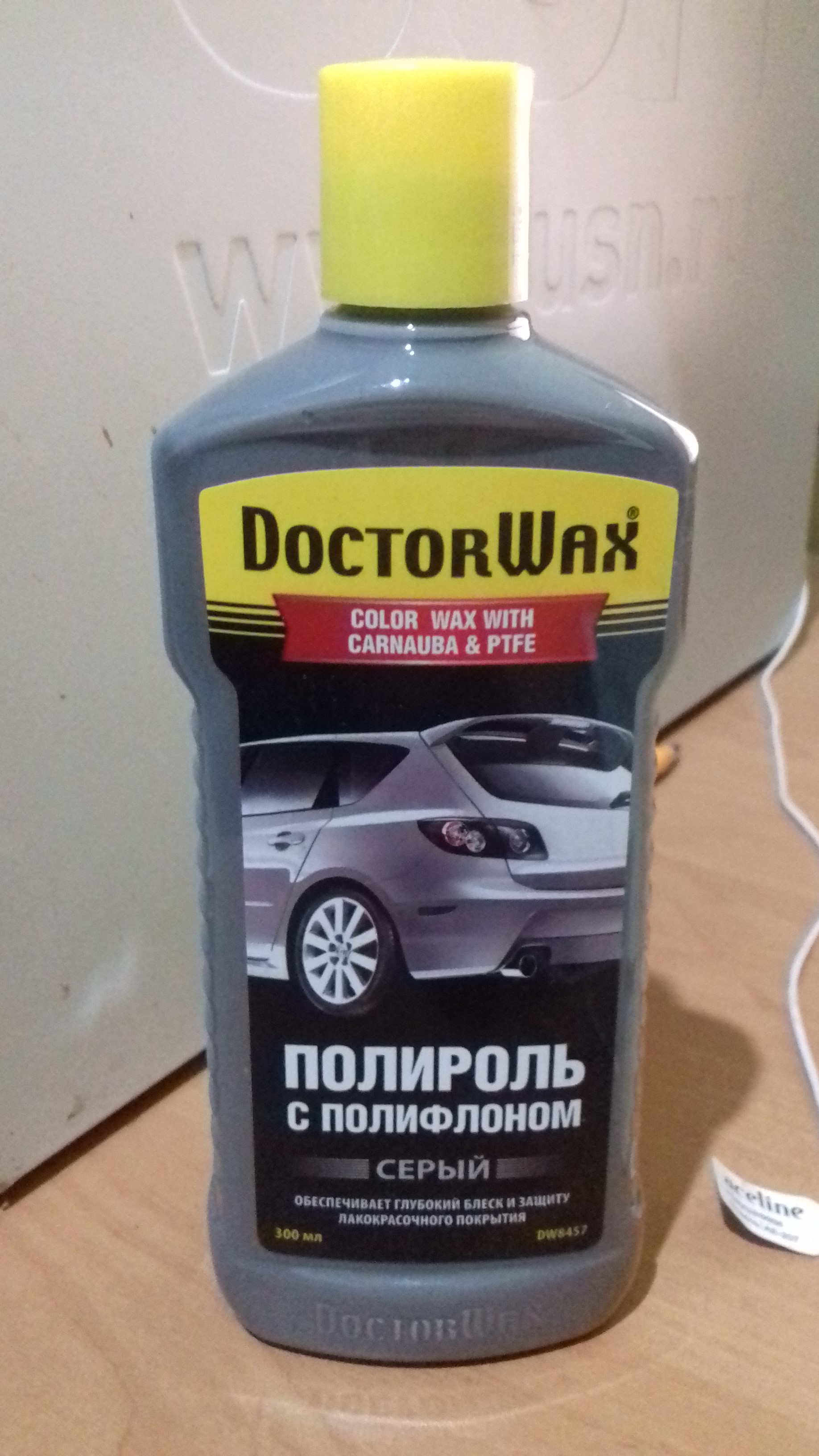 Полироль цветной с полифлоном Doctor Wax DW8457 0,3 л Серый - отзывы  покупателей на Мегамаркет