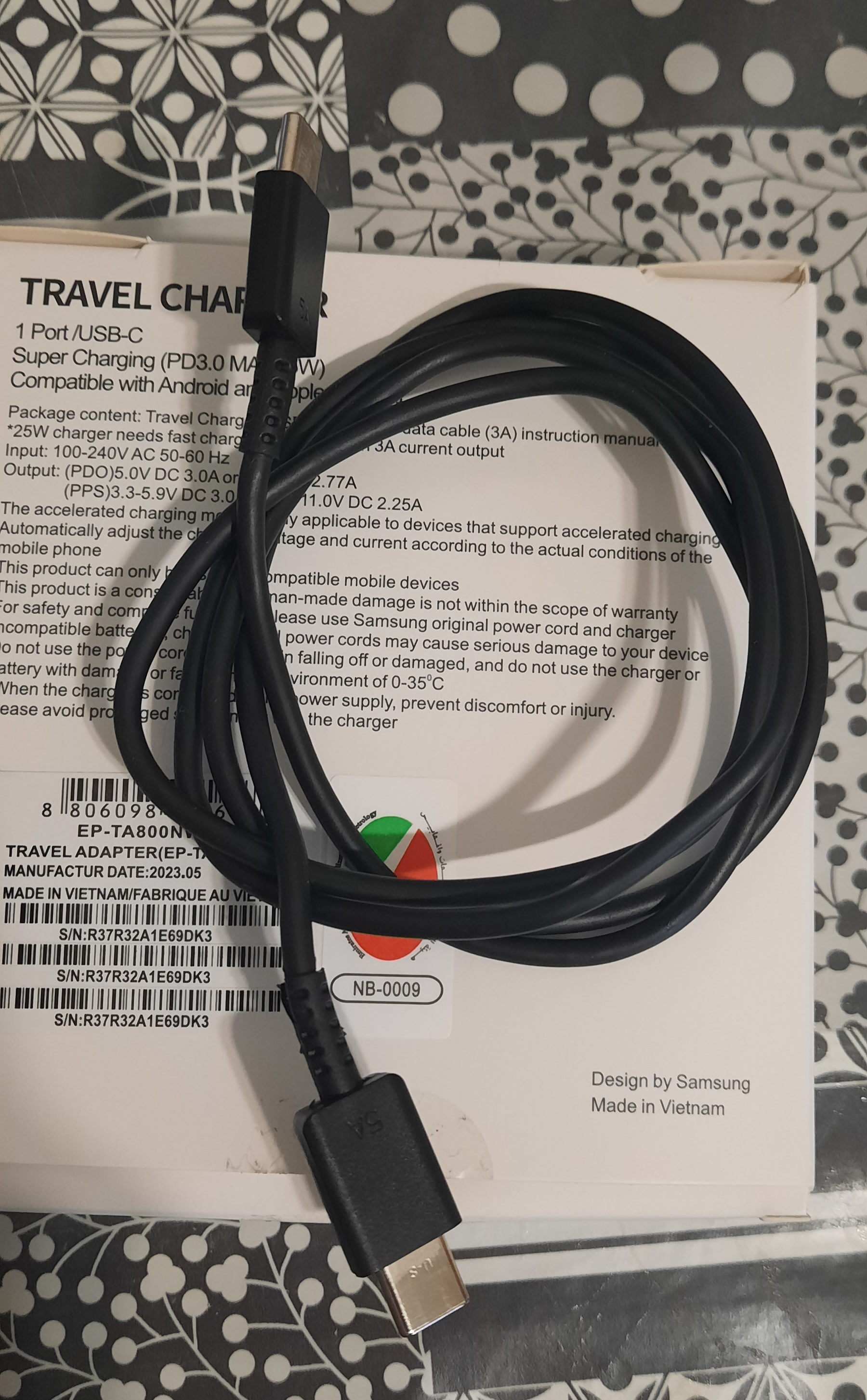 Сетевое зарядное устройство Samsung EP-TA800, 1 USB Type-C, 3 A,  (EP-TA800XBEGRU) black - отзывы покупателей на маркетплейсе Мегамаркет |  Артикул: 100025322479