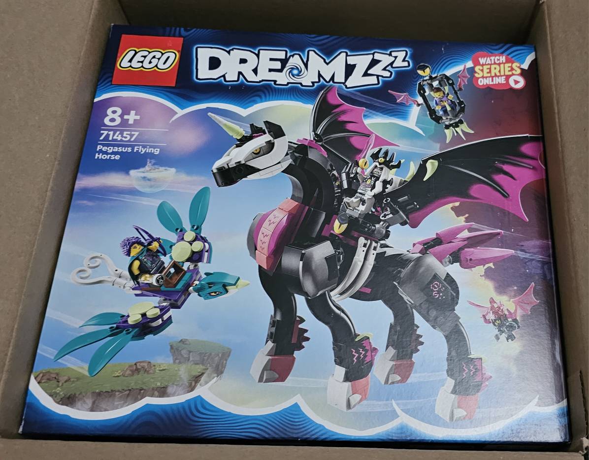 Купить конструктор LEGO DREAMZzz Летающий конь Пегас 71457, цены на  Мегамаркет | Артикул: 100056403523