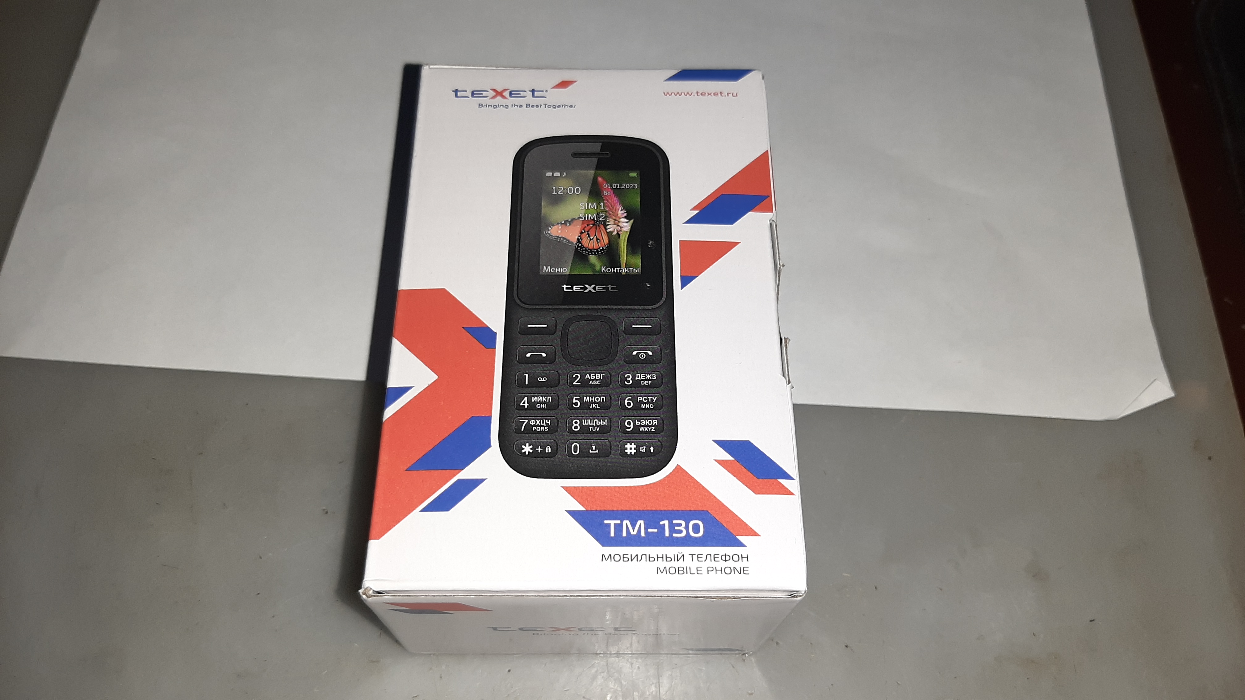 Сотовый телефон teXet TM-130 Black-Red - купить в Marketpro24-express, цена  на Мегамаркет