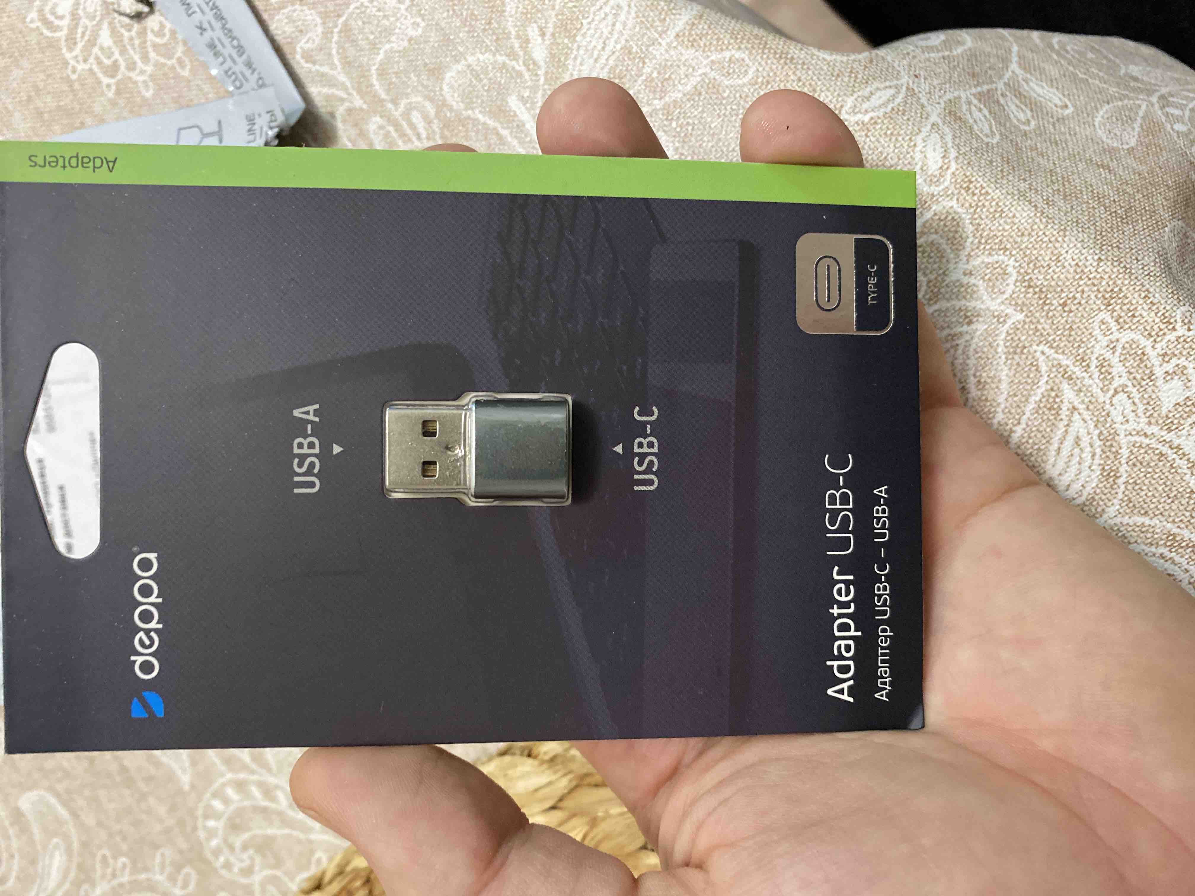 Адаптер переходник USB Type C (вход) - USB 3.0 (выход), Deppa, купить в  Москве, цены в интернет-магазинах на Мегамаркет