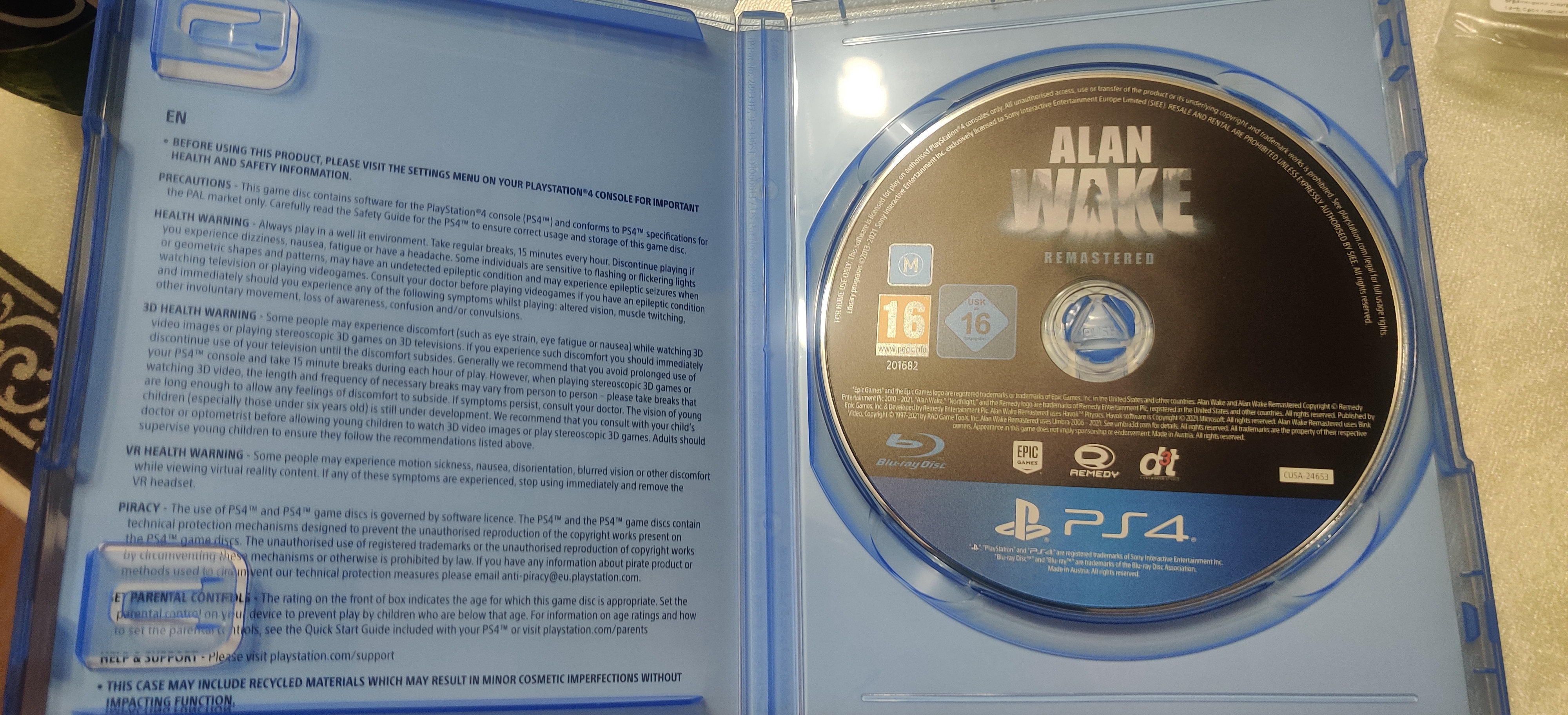 Игра Alan Wake Remastered (Русская версия) для Sony PlayStation 4 - отзывы  покупателей на маркетплейсе Мегамаркет | Артикул: 600004888689