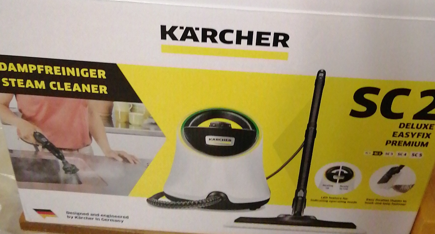 Пароочиститель Karcher SC 2 Deluxe EasyFix Premium белый – купить в Москве,  цены в интернет-магазинах на Мегамаркет