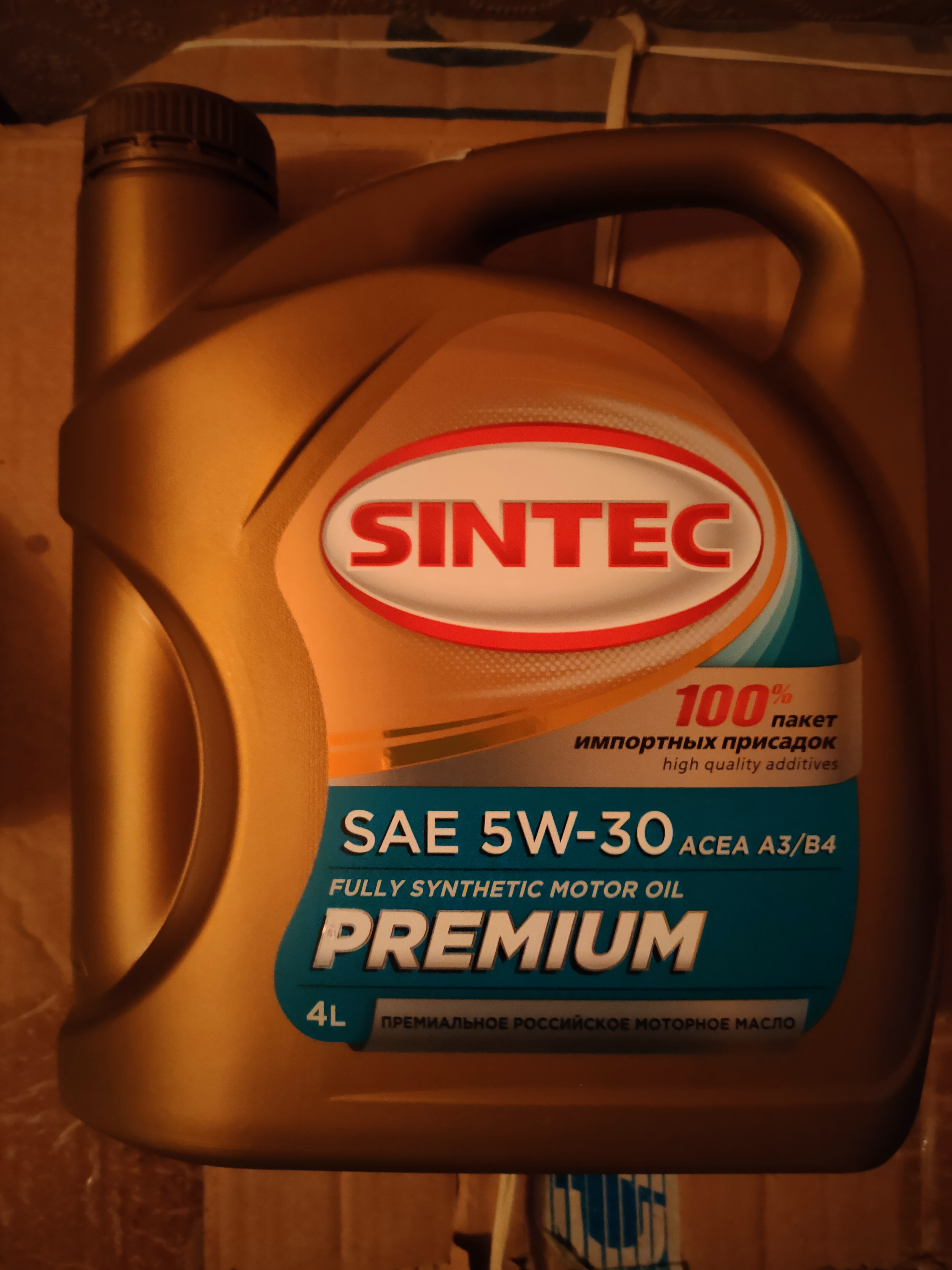 Положительные отзывы о масле SINTEC Premium SAE 5W-30 ACEA A3/B4