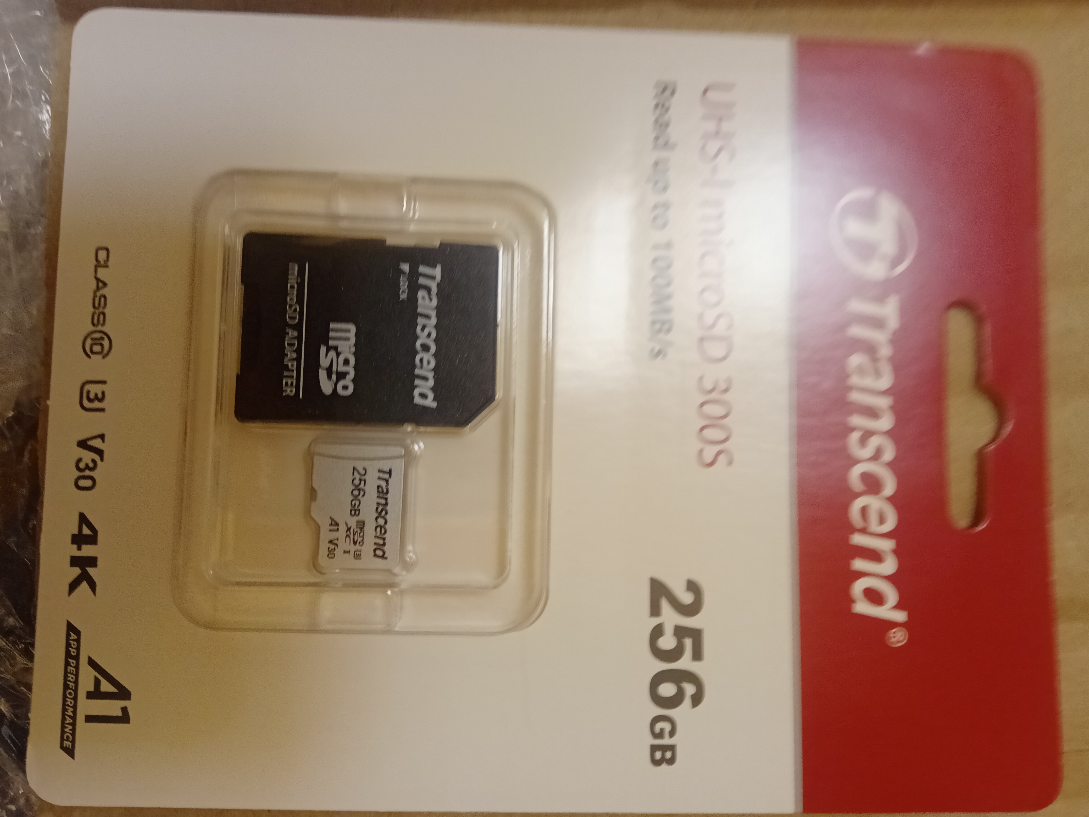 Transcend 256GB MicroSDXC/SDHC 300S Memory Card TS256GUSD300S  (TS256GUSD300S-A)