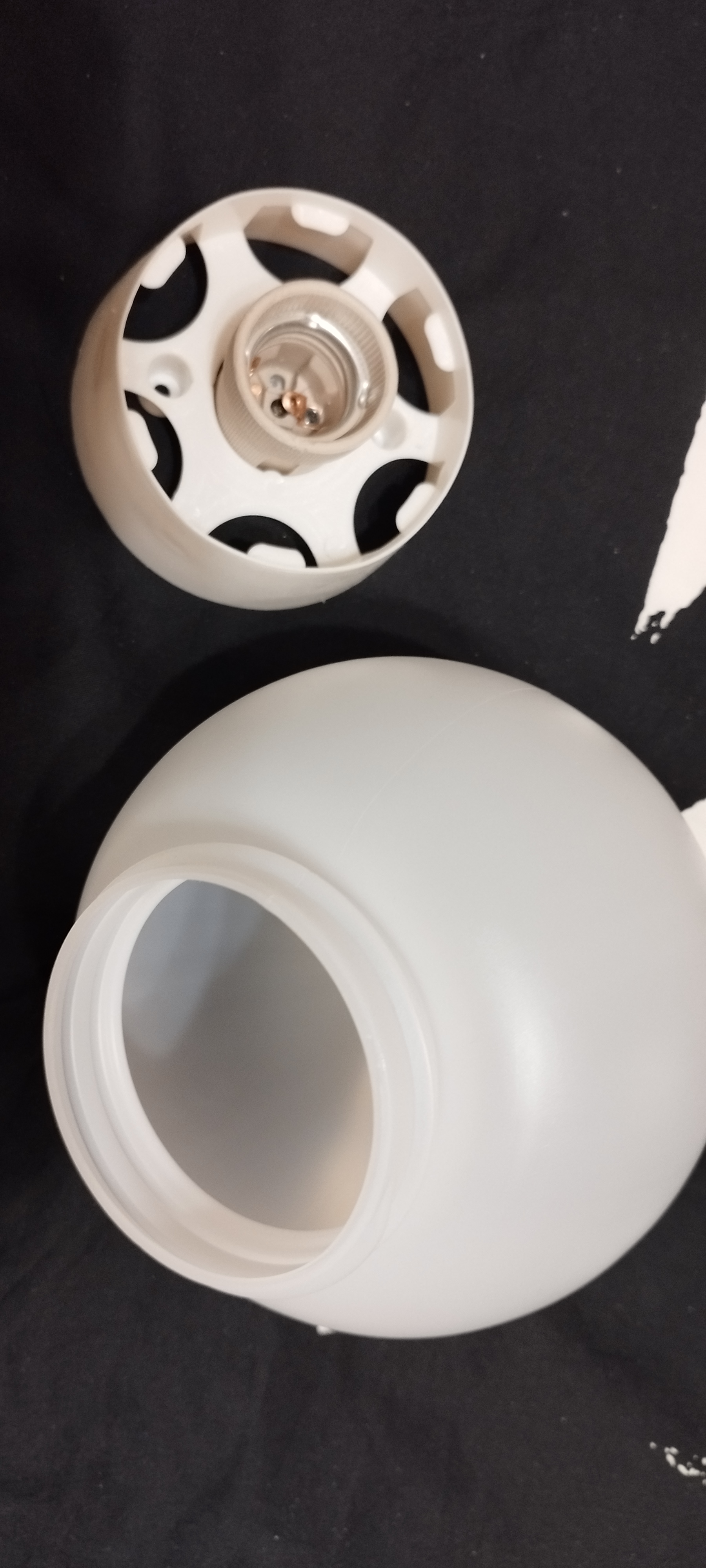 Светильник НББ 64-60-025 УХЛ4 (шар пластик/прямое основание) TDM ...