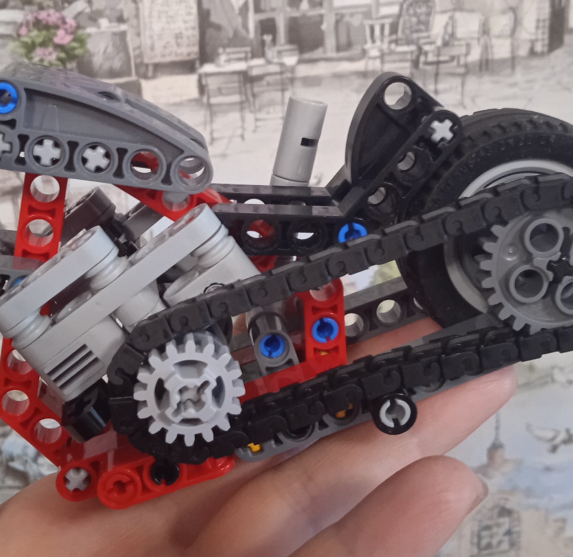 Отзывы о конструктор LEGO Technic Мотоцикл 42132 - отзывы покупателей на  Мегамаркет | конструкторы LEGO 42132 - 600005503415