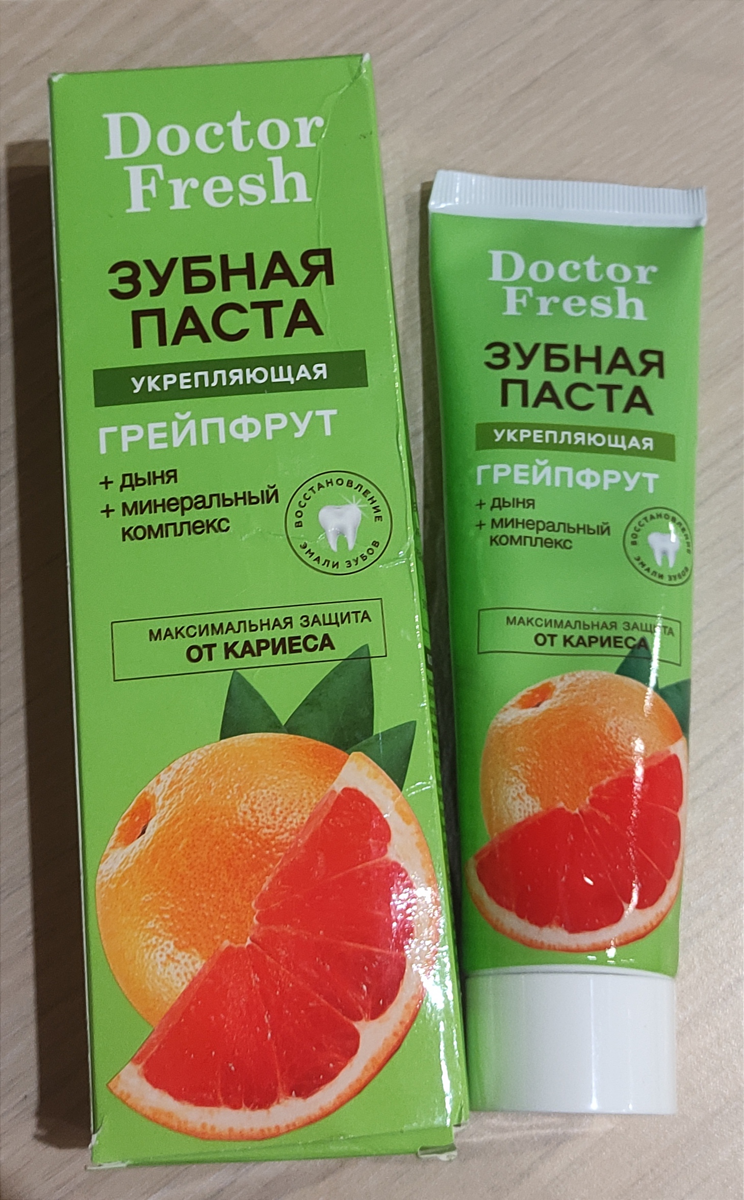 Купить паста зубная Doctor fresh Укрепляющая, минеральный комплекс, 75 мл,  цены на Мегамаркет | Артикул: 100047414543