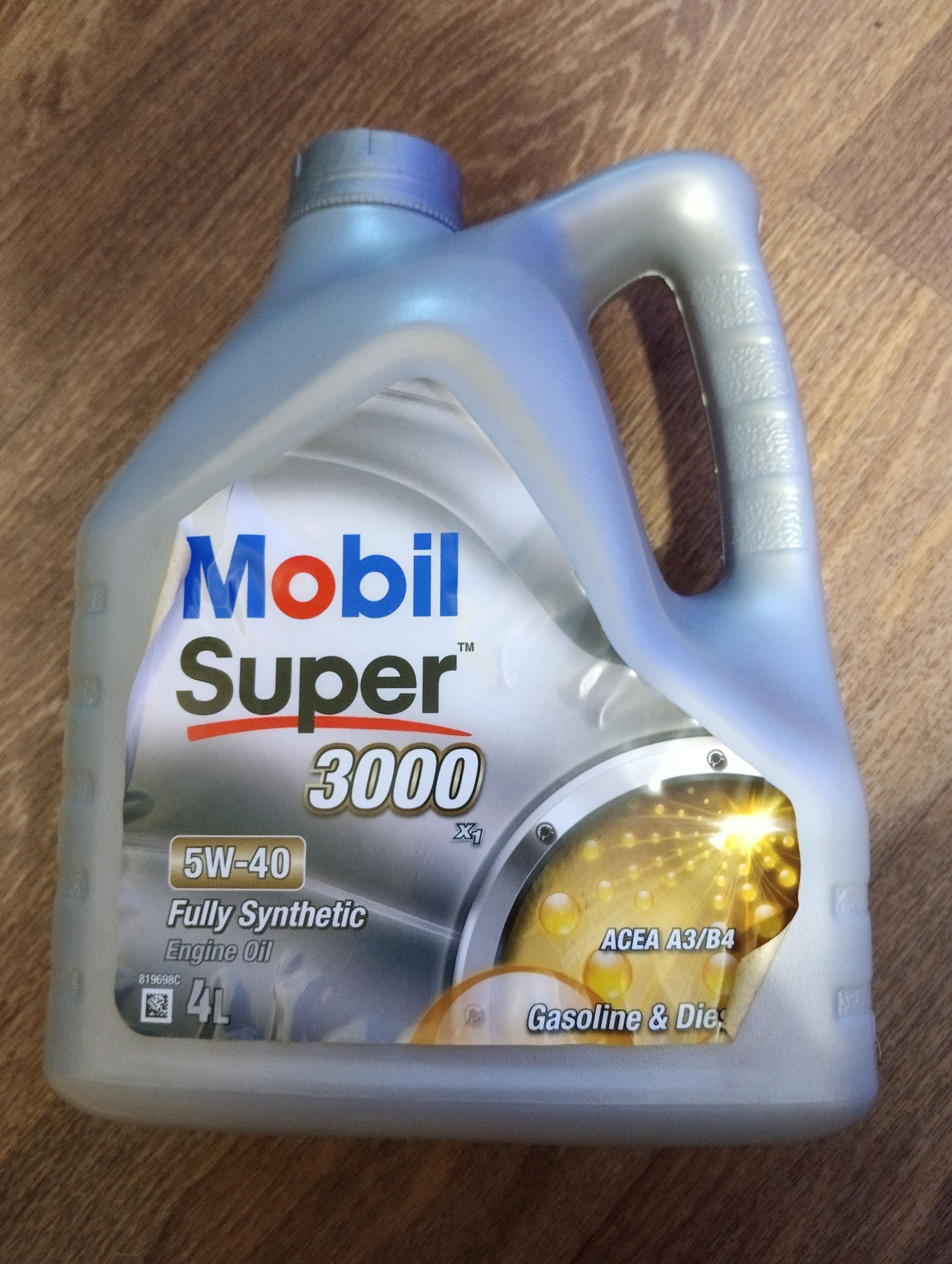 Моторное масло Mobil Super 3000 X1 5W-40 4л - отзывы покупателей на  Мегамаркет | 100000370489