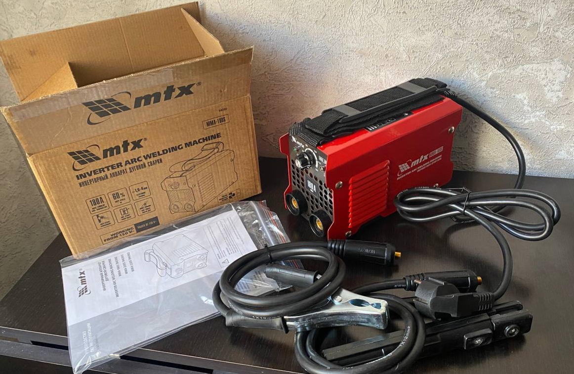 Сварочный аппарат инверторный MTX MMA-180S 94390 180А ПВ60% купить в ...