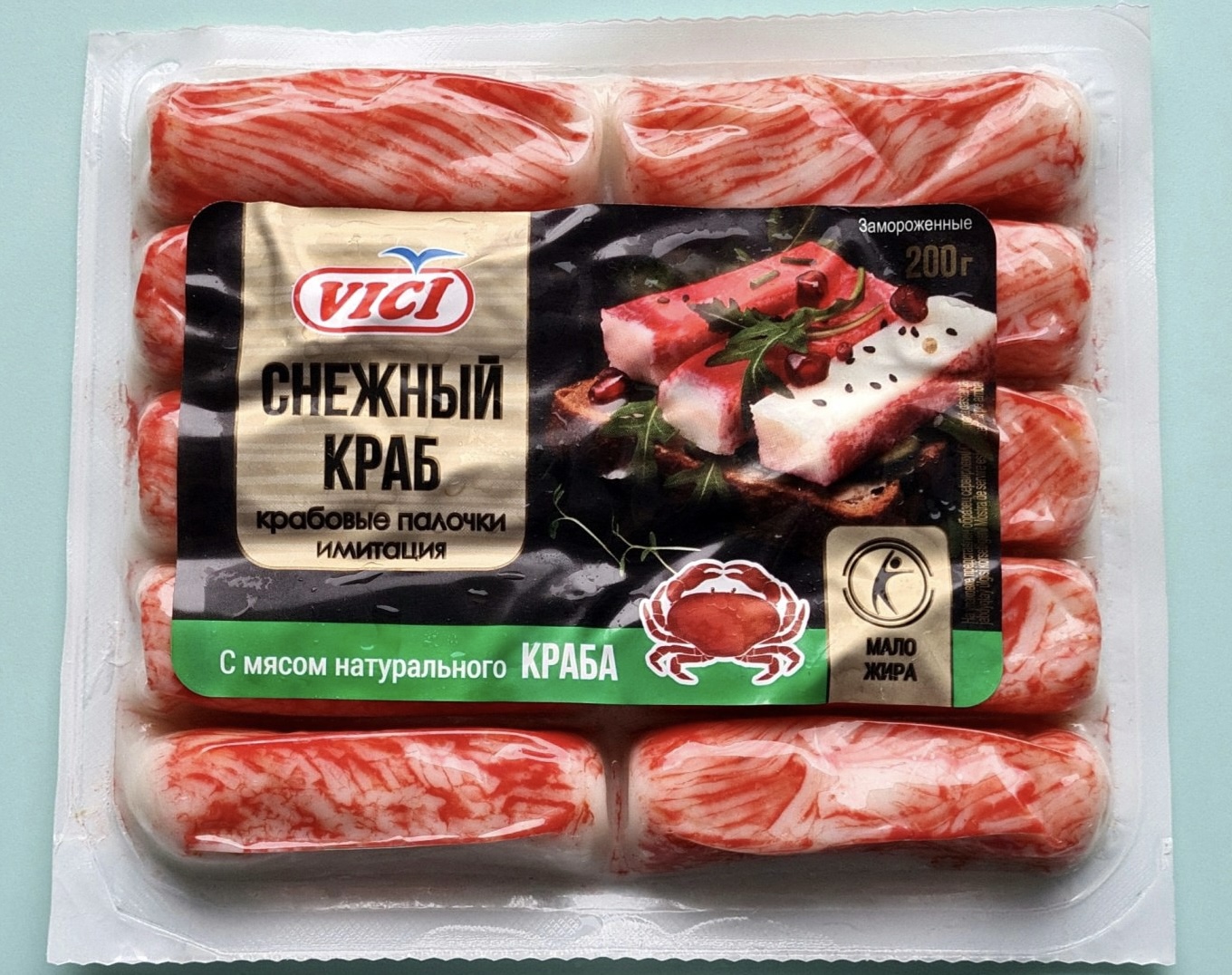 Крабовые палочки Vici с мясом натурального краба замороженные - отзывы  покупателей на маркетплейсе Мегамаркет | Артикул: 100028195953