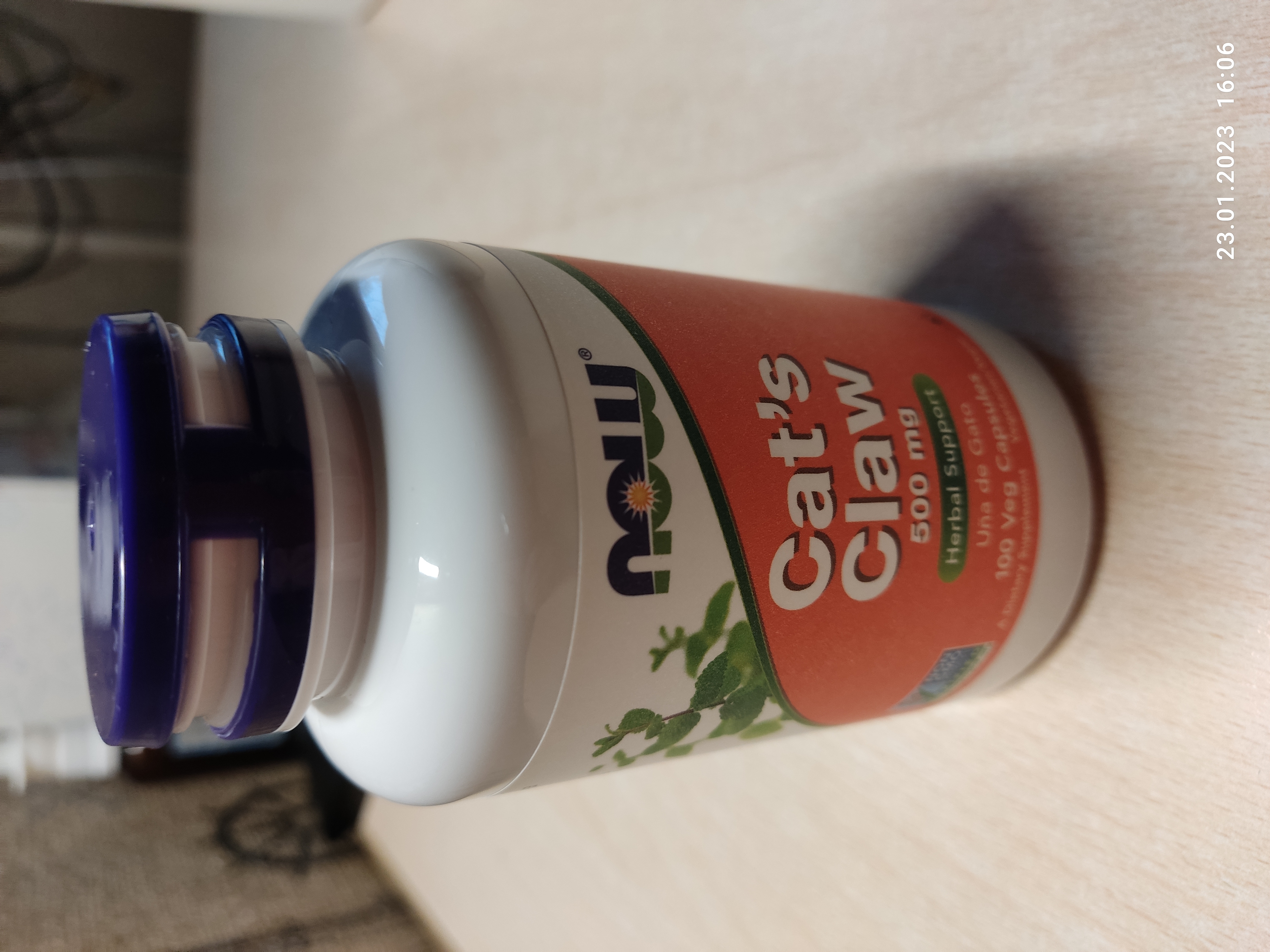 Now Foods Cat's Claw (Griffe De Chat) - 500 Mg - 100 Capsules - Complément Alimentaire - Neuf